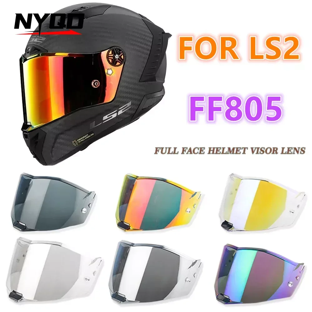 

LS2 FF805 Face Helmet Motorcycle Accessories Capacete Original Helmet Visor Lens Casco Moto Windshield for LS2 FF805 THUNDER