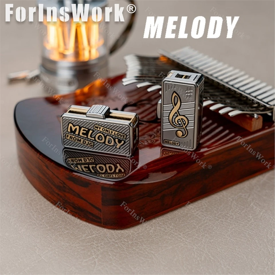 DJG MELODY Titanium Alloy Mechanical Scale Push Slider EDC