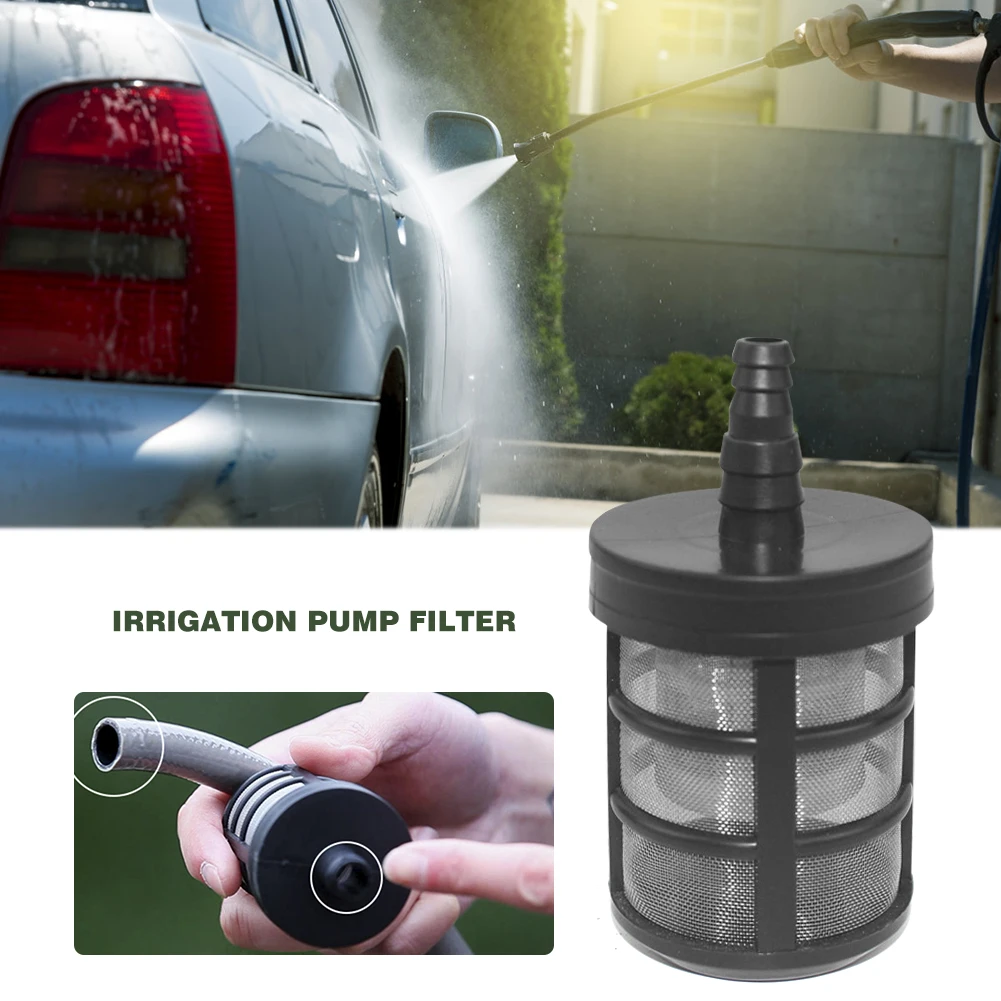 9-13mm Net Strainer Stainless Steel Household Hose Sprayer Pump Filtering Check Valve for Sprayers Car Washers Oil Pumps