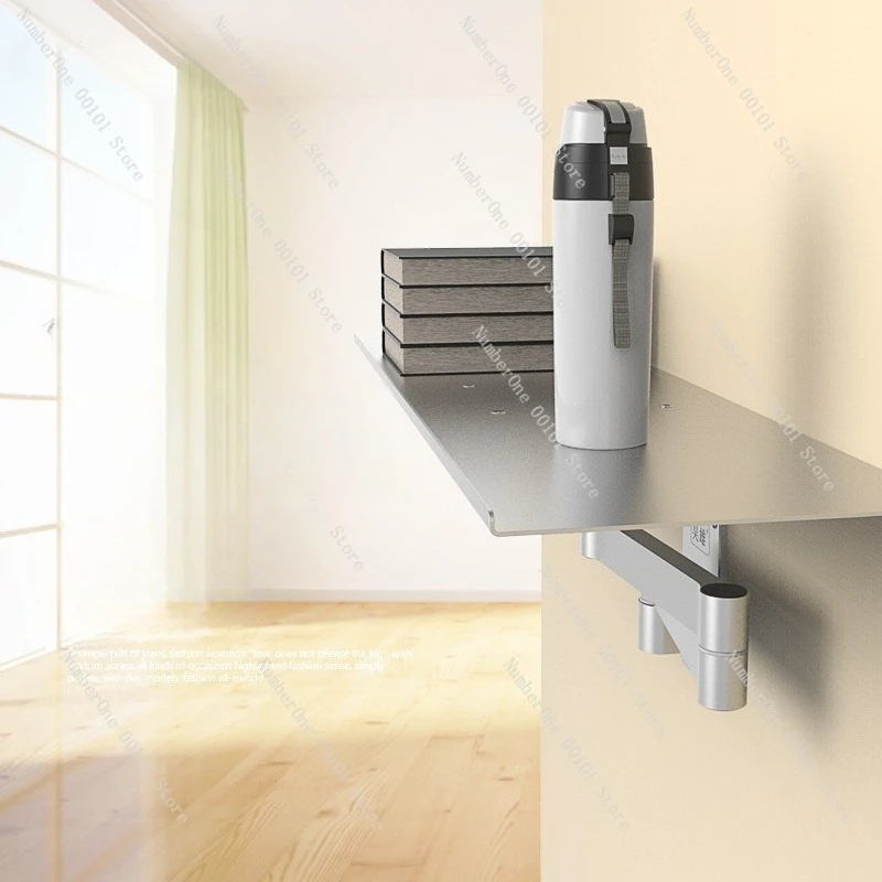 Wireless keyboard and mouse wall mount bracket - wall-mounted rotating, extendable, foldable stand - all-in-one projector mount