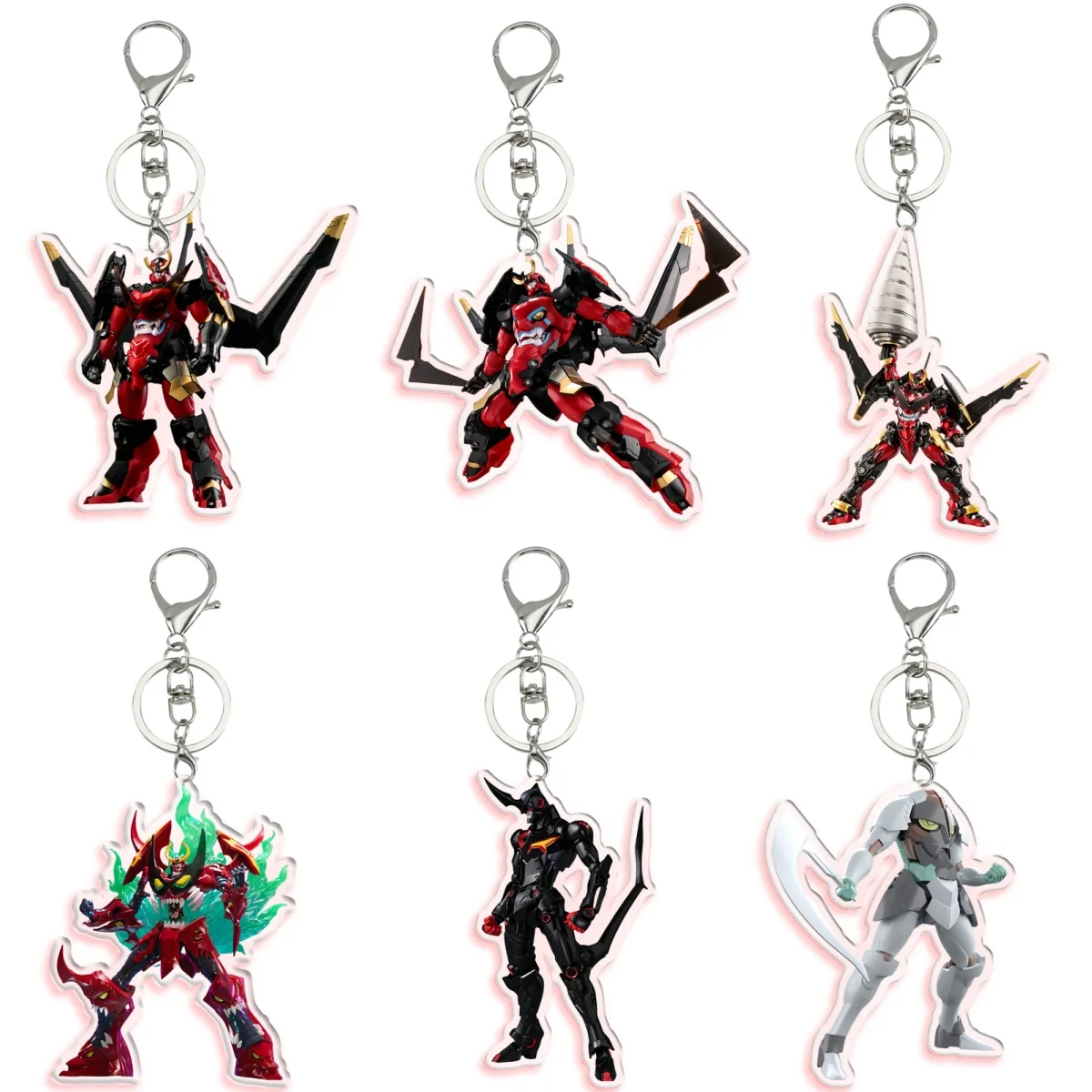 Super Robot Wars Der König der Braves GaoGaiGar Gunbuster Godmars Aktionsspielfiguren Acryl Anhänger Anime Classics Spielzeug
