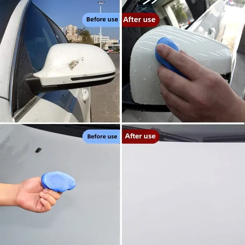 

Clay glass decontamination cleaning car volcanic mud car wash mud with special cleaning to clean the removal of gum car mud