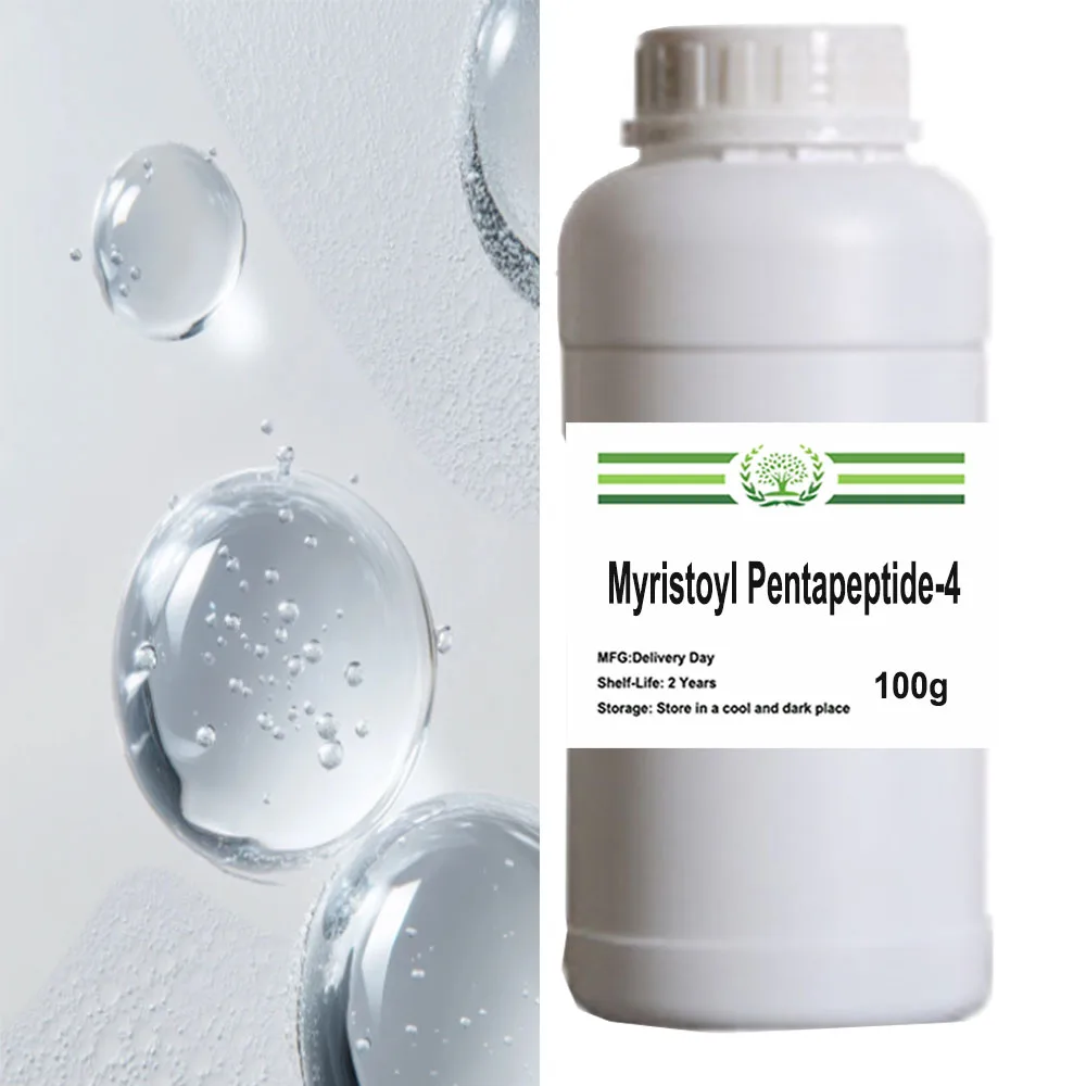

High Quality Myristoyl Pentapeptide-4 liquid Eyelash Peptide Anti Hair Loss Raw Material 100g