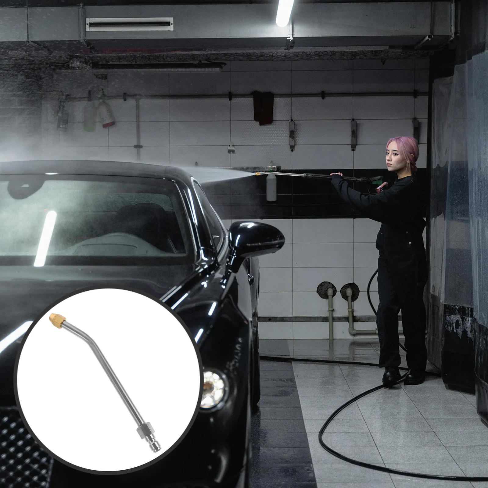 

Удлинительная насадка для мойки высокого давления, изогнутая на 30 градусов, для мойки автомобилей, инструмент для мойки транспортных средств под высоким давлением