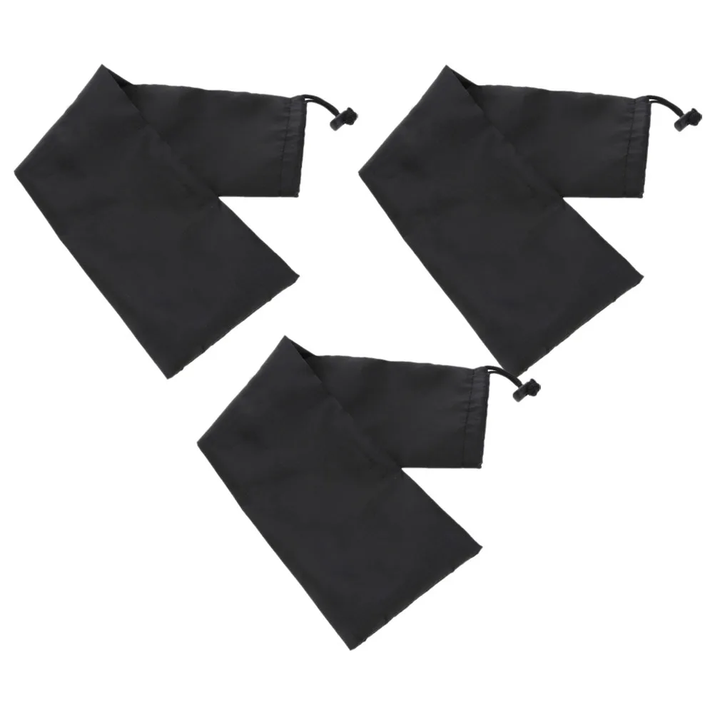 

3pcs Outdoor Tent Storage Bag Lightweight Waterproof Oxford Fabric Tent Pole Carrier Drawstring Closure For Hiking Trekking