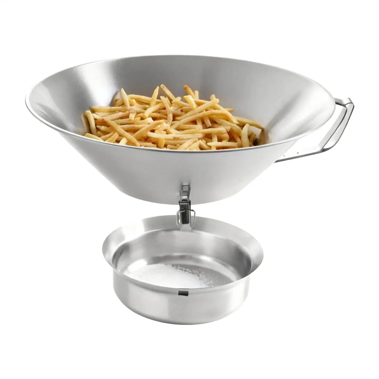 Colador de acero inoxidable de malla fina para patatas fritas, utensilio de cocina, colador de aceite para freidoras, embudo de aceite para barbacoa, freír y escurrir alimentos