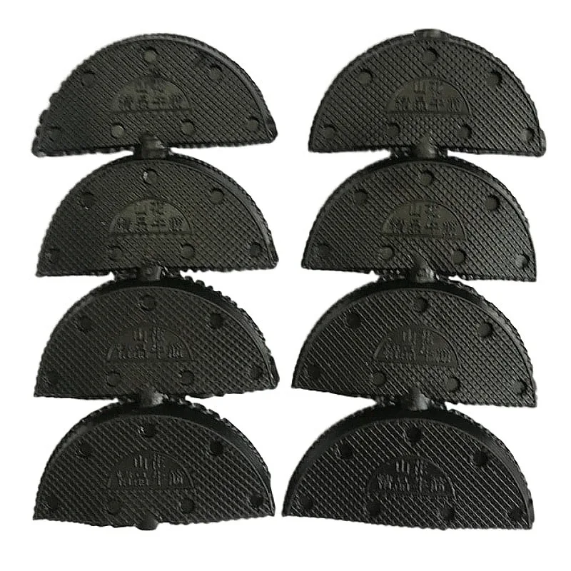 Parches de goma para talones y punteras, protectores de suela de herradura, antideslizantes, para reparar botas y zapatillas