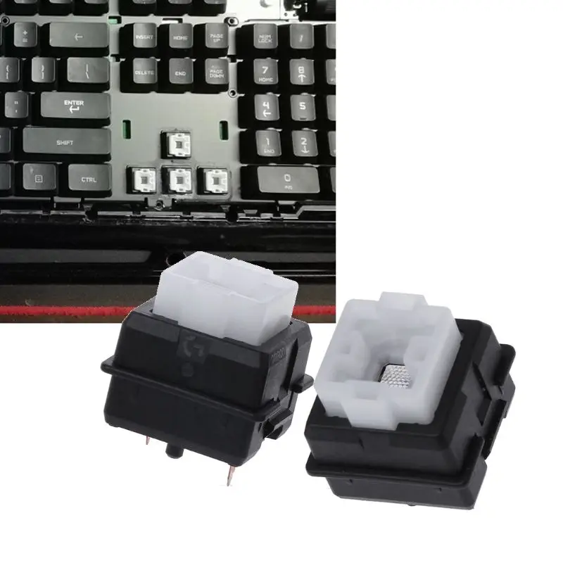 2Pcs Original Romer-G Switch Axis for Logitech G910 G810 G413 K840 RGB Axis Keyboard Switch Hot