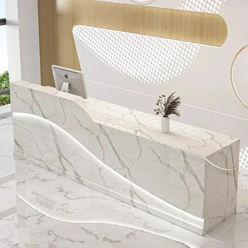 

Beauty Office Reception Desks Purpito Display Nordic Luxury Reception Desks Decor Beauty Recepción Negocio Commercial Furniture