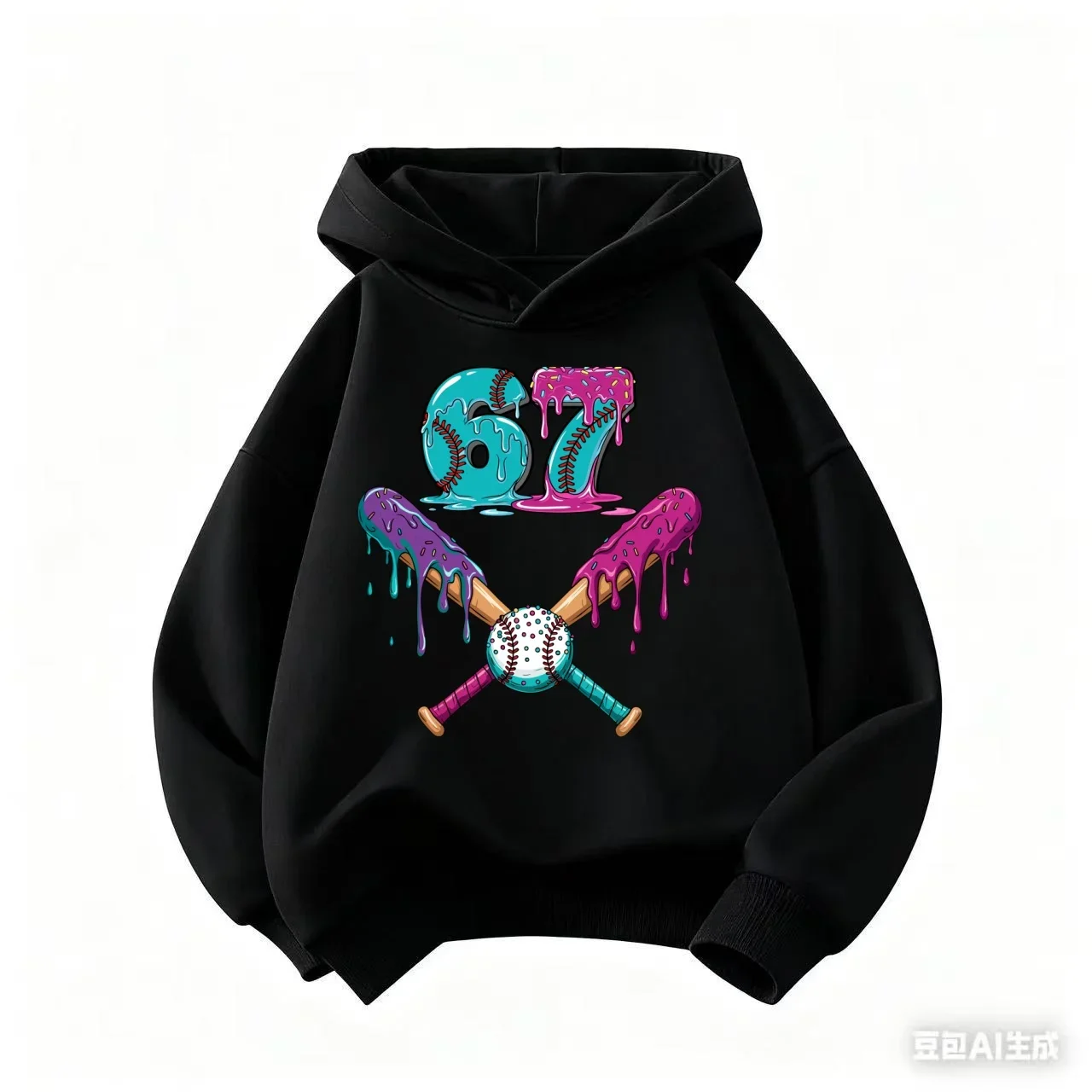 هوديي للأطفال من Viral 67 بشعار إنترنت مضحك، زي مريح وعصري وممتع للأطفال