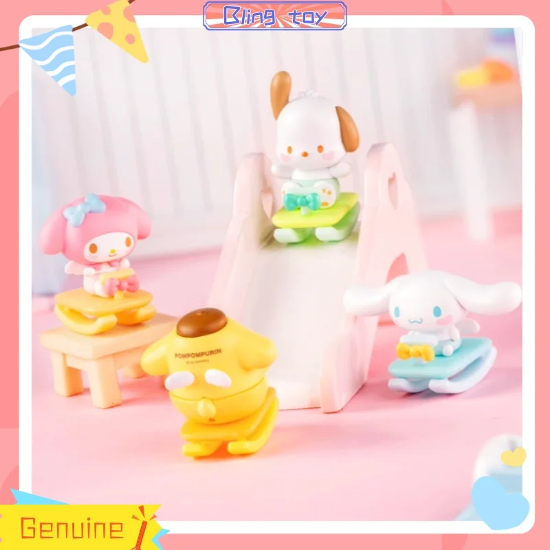 

Новая оригинальная 5 см Sanrio детская серия Shake, милая сумка с фасолью, слепая коробка, милый орнамент, украшение Kuromi, мини-подарок ручной работы