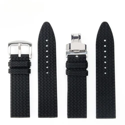 Rubber Watch Strap for Chopin Chopard Series Sports Mechanical Men Silicon Watch Band Accessories 21 23mm Wrist Strap168511 -300