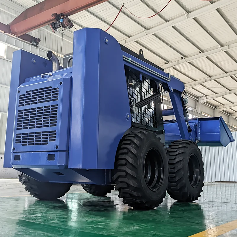 

Fast Delivery Chinese Factory Price Custom Skid Steer Loader 2000kg Multifunction Wheel Mini Loader