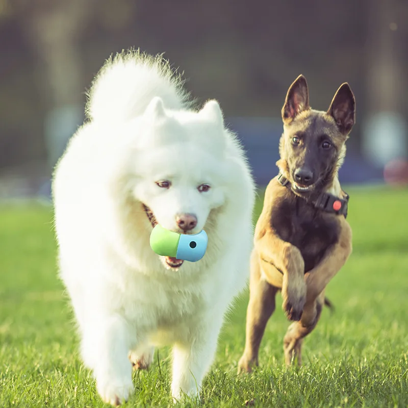 Pet supplies, dog leakage toy ball, silicone gnawing bowl, fun feeding, outdoor sniffing ball