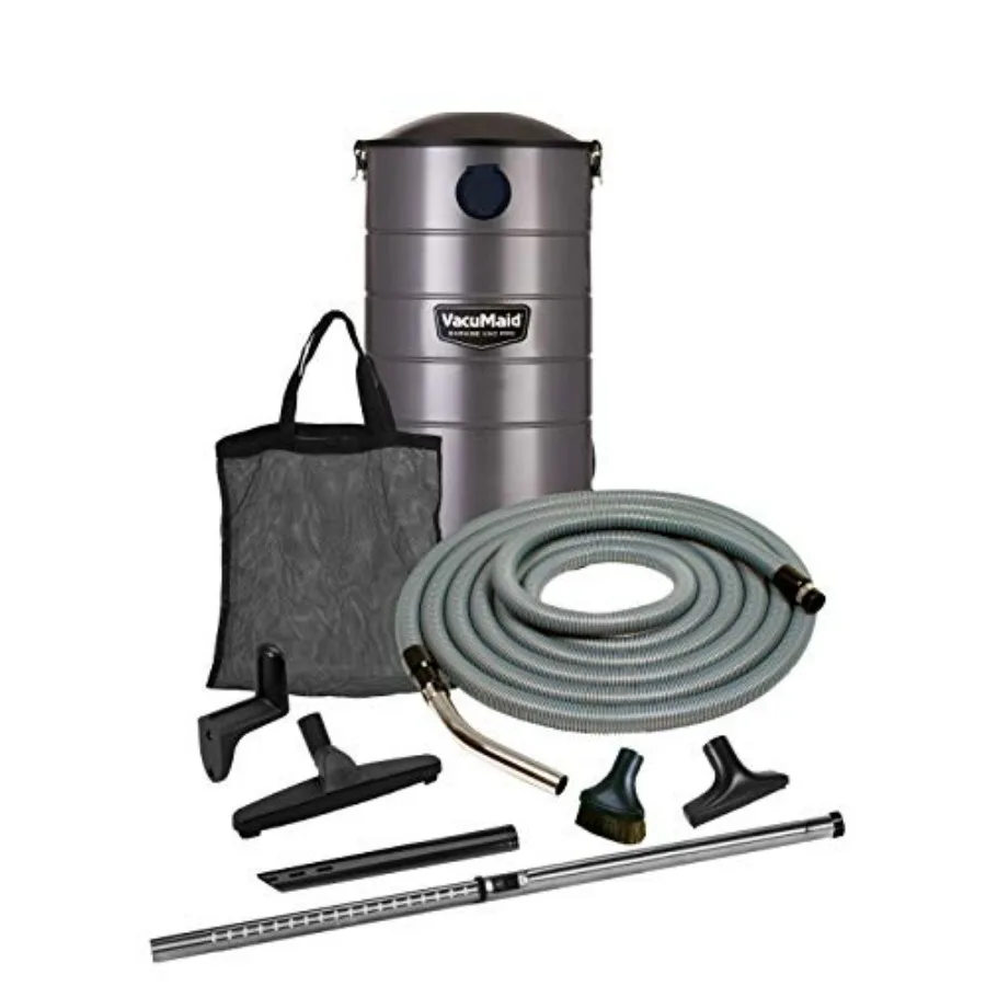 

GV30PRO Настенный пылесос для гаража и автомобиля длиной 30 футов. Шланг, инструменты и сумка на 7 галлонов