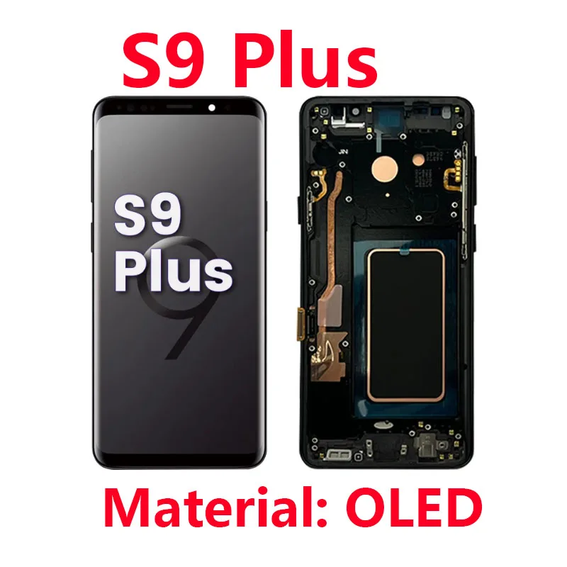 

AMOLED для samsung S9Plus ЖК-дисплей G965F G965U G965W G9650 сенсорный ЖК-экран с рамкой дигитайзер замена ЖК-дисплея мобильного телефона
