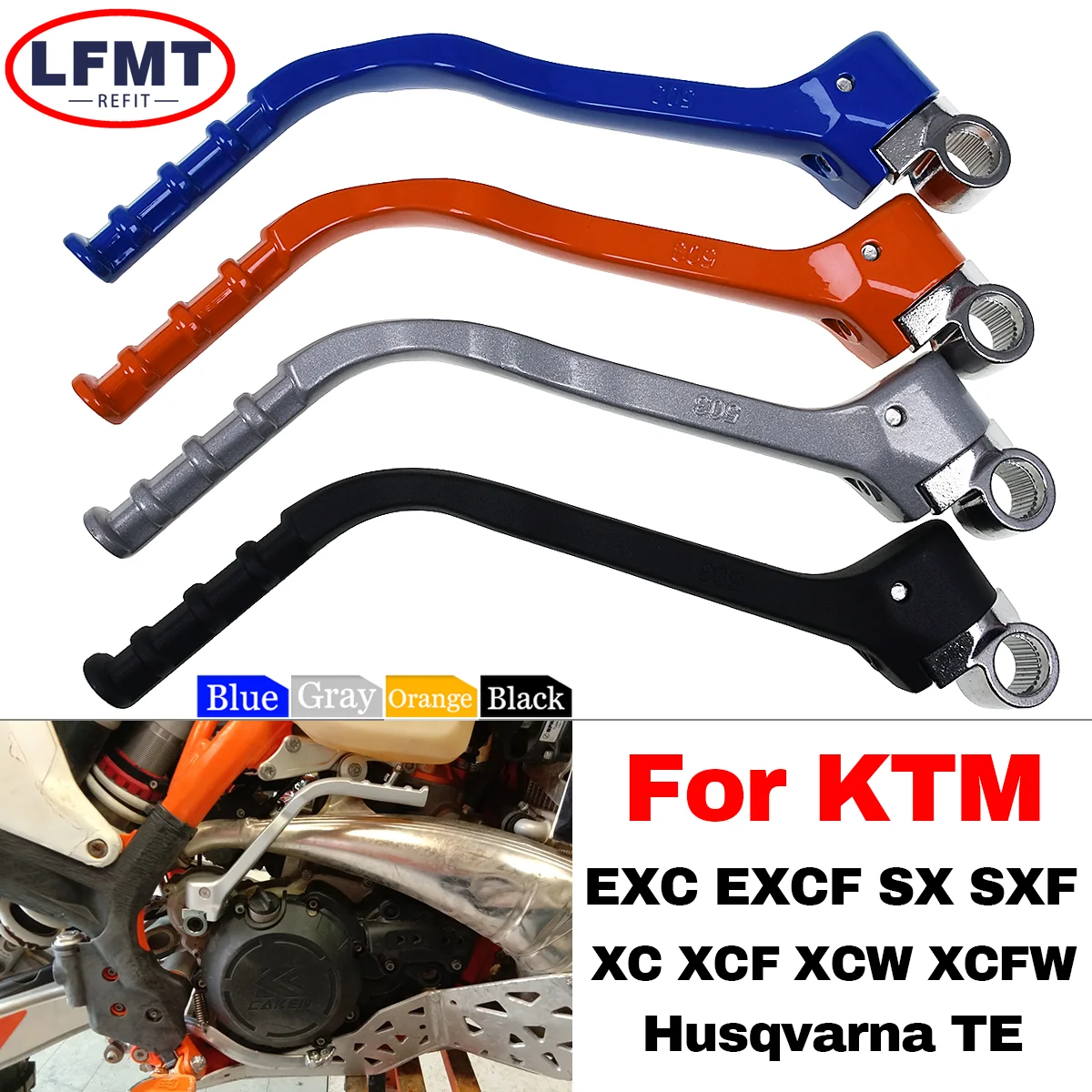 

Motocross CNC Forged Kick Start Starter Lever Pedal Parts For KTM EXC SX XCW EXCF XCF SXF 250 300 350 400 450 500 530 1998-2019