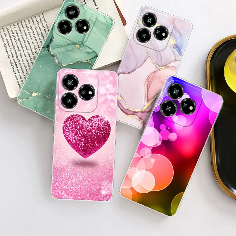 For ZTE Axon 60 4G Case Clear Cover For ZTE Blade V60 Funda Clear Shockproof Soft Silicone Phone Case for ZTE Blade V40S Coque