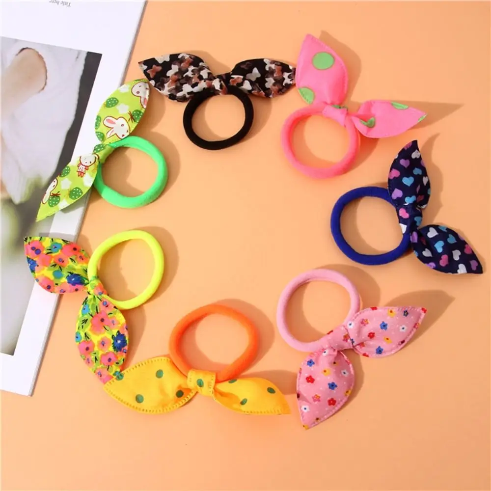 1/10PCS Hair Accessories Elastic Hair Bands Headbands Head Dress Bunny Ears Hair Ropes Hairstyle Tool Ponytail Holder Women