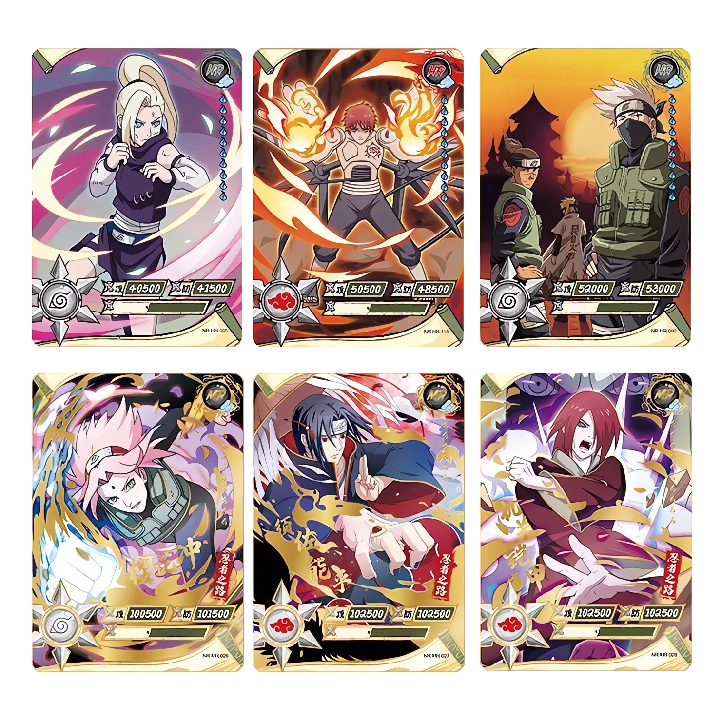 KAYOU Authorized the Will of Fire Naruto collection card flash card gold card new series of whole box collection card gift blood