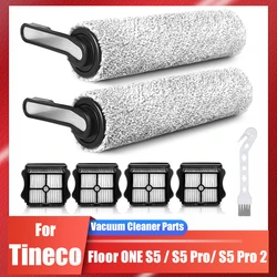 HEPA Filters And Brush Rollers For Tineco Floor ONE S5/Floor One S5 Pro Cordless Wet Dry Vacuum Cleaner, No Fit For S5-Combo