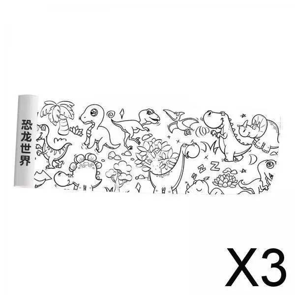 カラーフィフィルペーパーロール、カラーブック、アートドローイングギフト、2-4パック