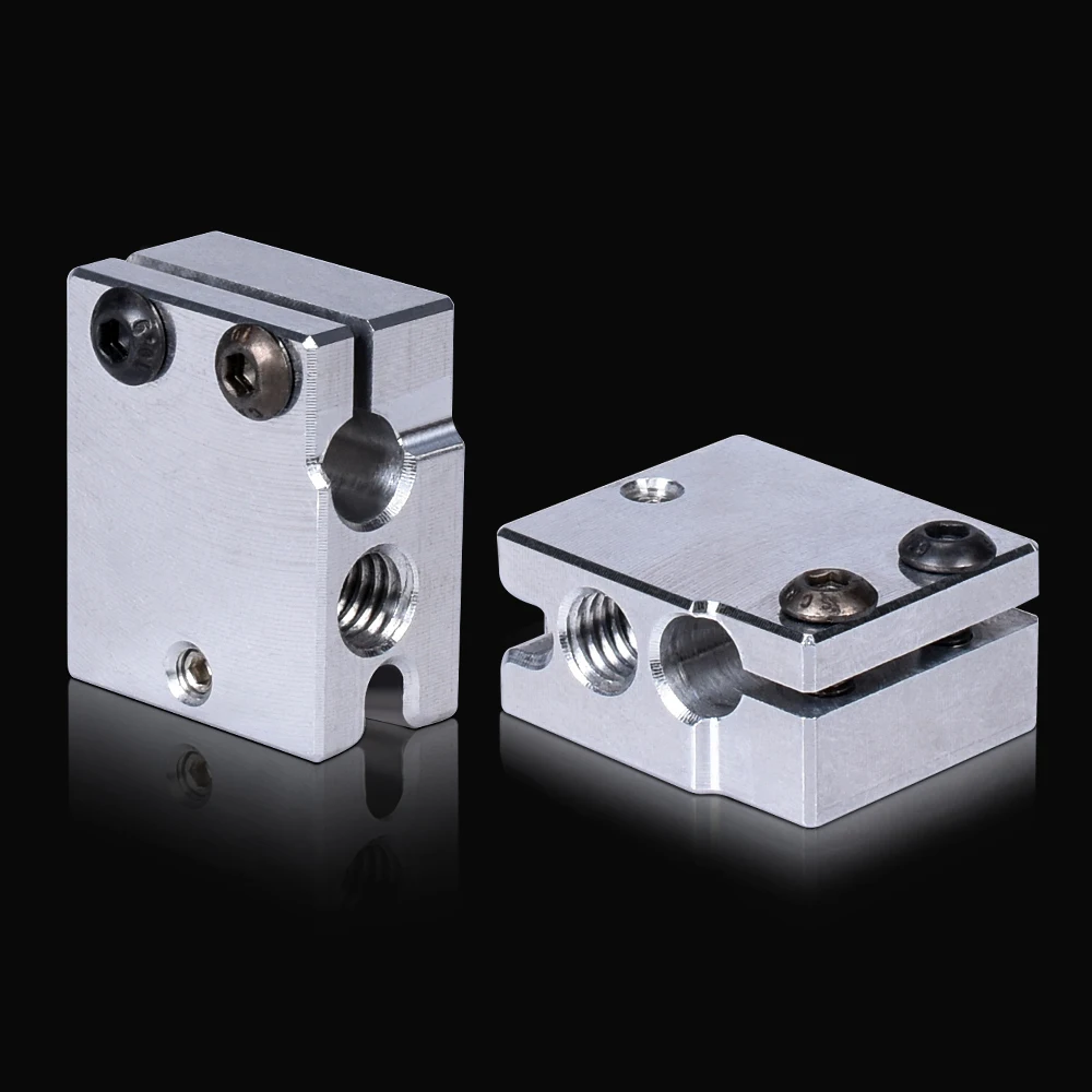 

High-quality High temperature 500°C copper plating volcano Heatblock For X1 X2 Genius 3D Printers volcano Hotend PT100 J-head