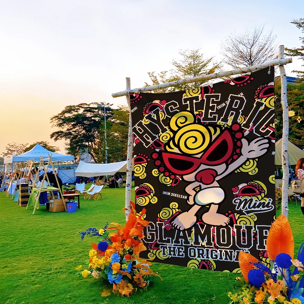 Japan Fashion Hysteric Mini  flag For Picnic Party Art Home Decoration Outdoor Camping Banner Gifts