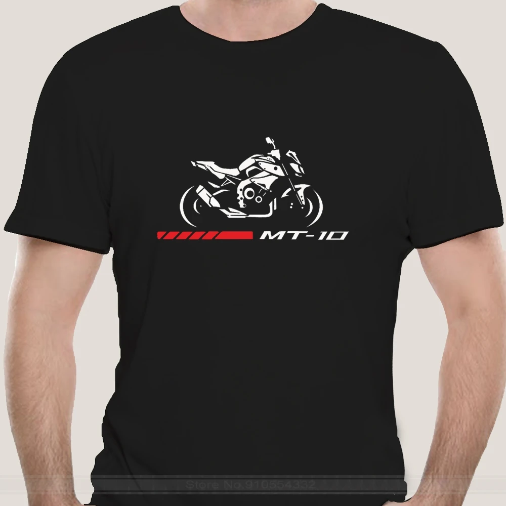 Fashion T-Shirt Maglia Per Moto Yam Mt 10 Tshirt Mt10 Motorcycles Double Side Tees