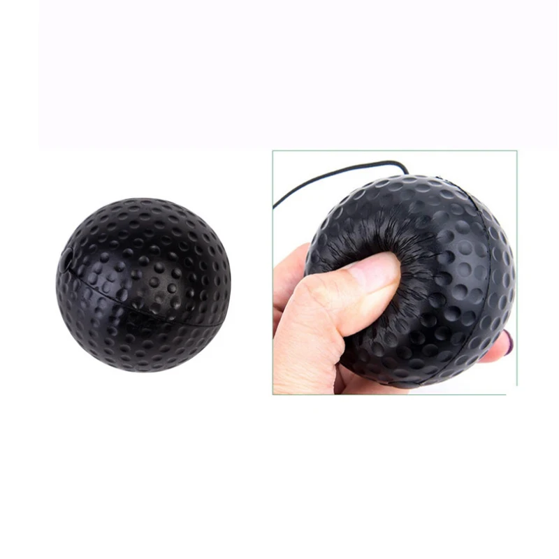 Boxing Reflex Ball Head Band Fighting Speed Training PU Punch Ball MMA Sanda Boxer Hand Eye Training For Gym Muay Thai Exercise