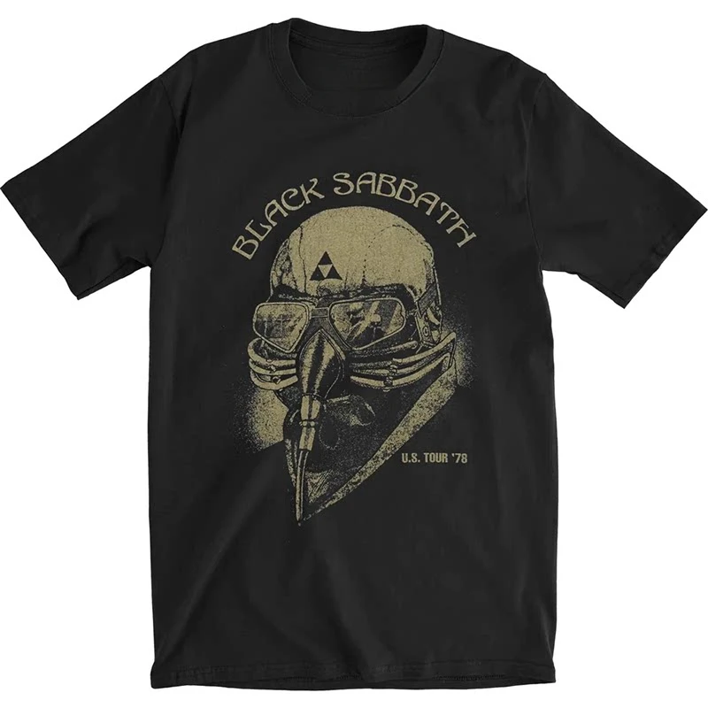 Camiseta Casual com Foto da Banda Black Sabbath, Luxuosa, para Homens e Mulheres, Nova Coleção 2026