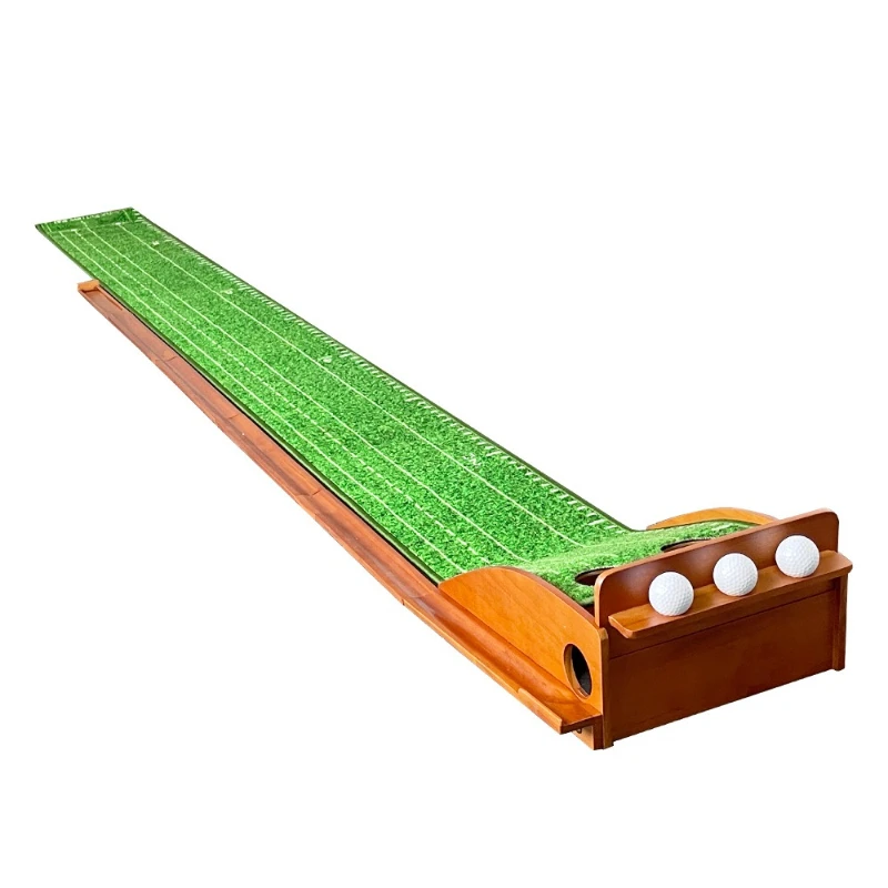 

Small volume new golf removable putter practitioner, indoor training solid wood green putter