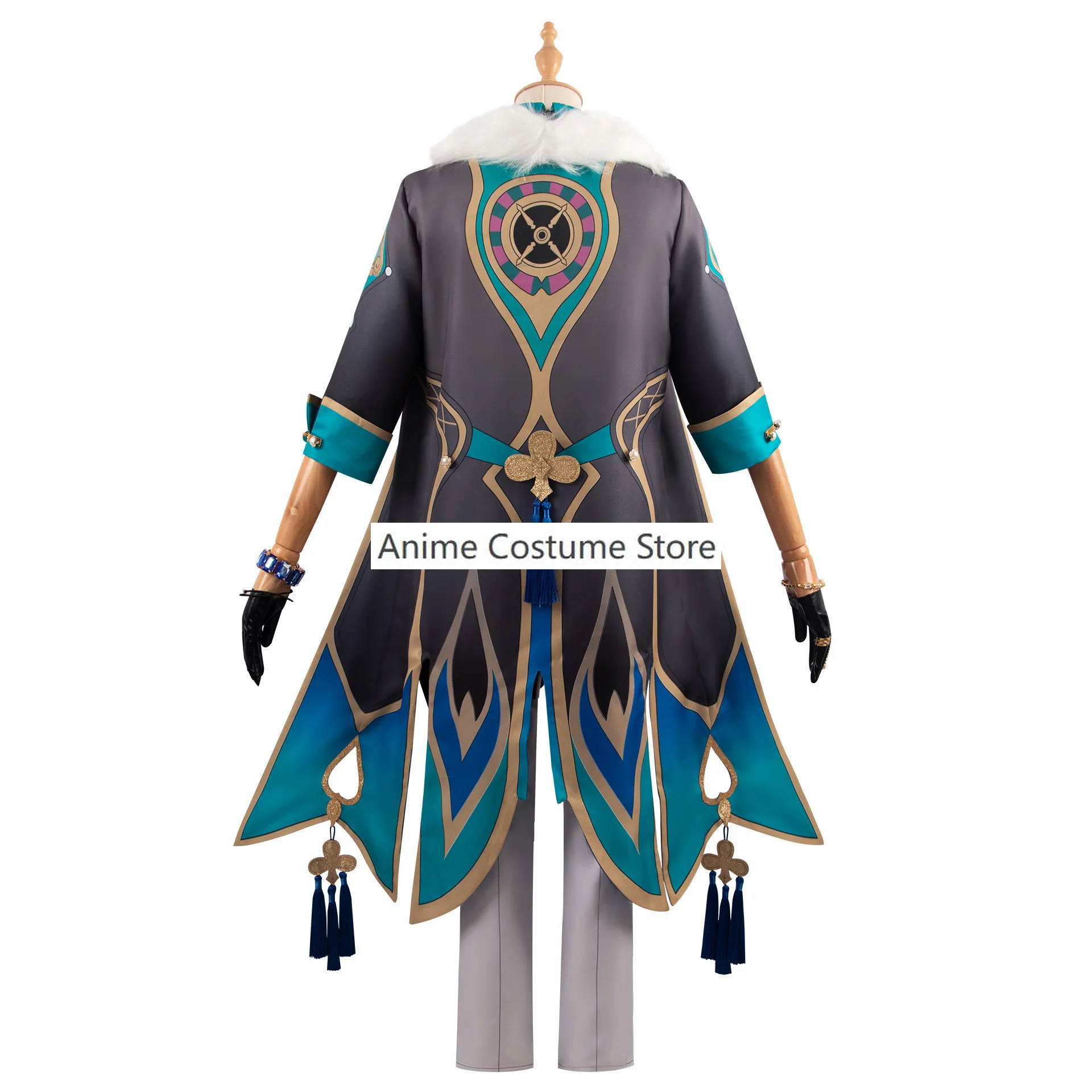 Костюм для косплея авантюрина, звезда, железнодорожная стена, кольца, тату-наклейки, интестральная мир, корпорация топаза, коллеги