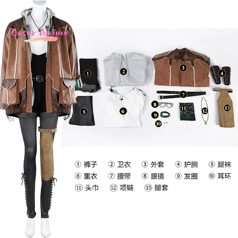 Альма Косплей Костюм Охотник Монстров Диких Фантазия Хэллоуин Карнавальные Вечерние Наряды