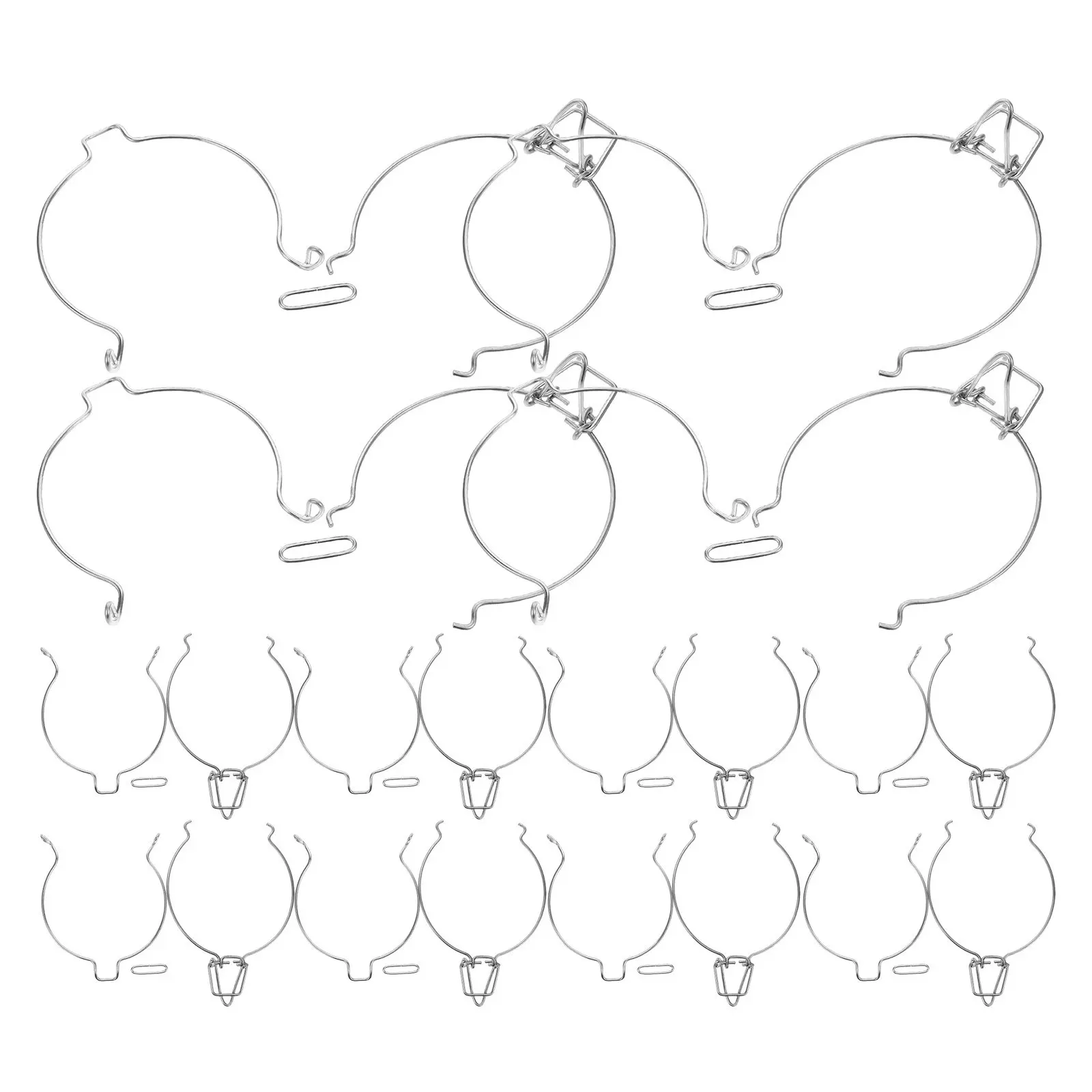 

Набор из 15 герметичных защелок для стеклянных банок - быстросъемные проволочные зажимы для крышек банок Мейсона - надежный комплект для консервирования