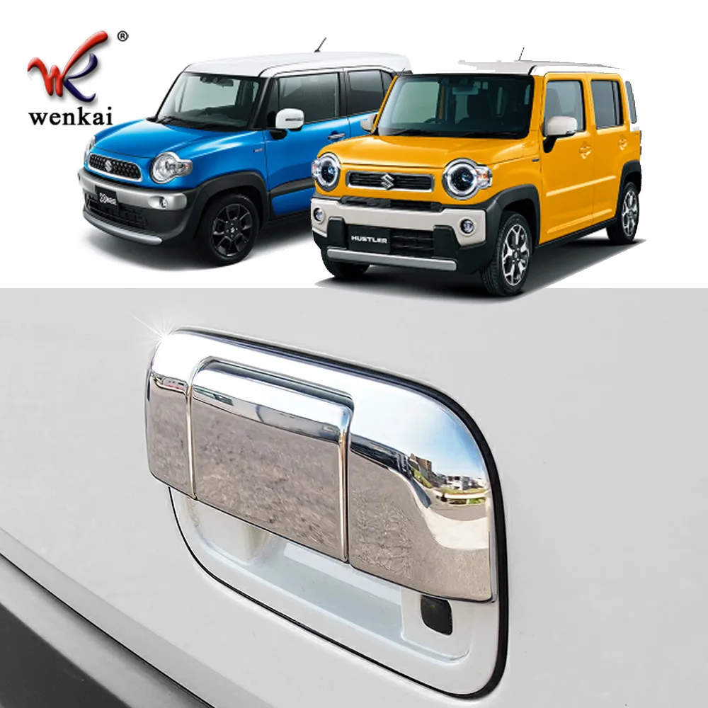 For Suzuki Hustler Xbee 2020 2021 2022 Rear Trunk Tailgate Door Handle Cover Trim Sticker Car Styling Accessories