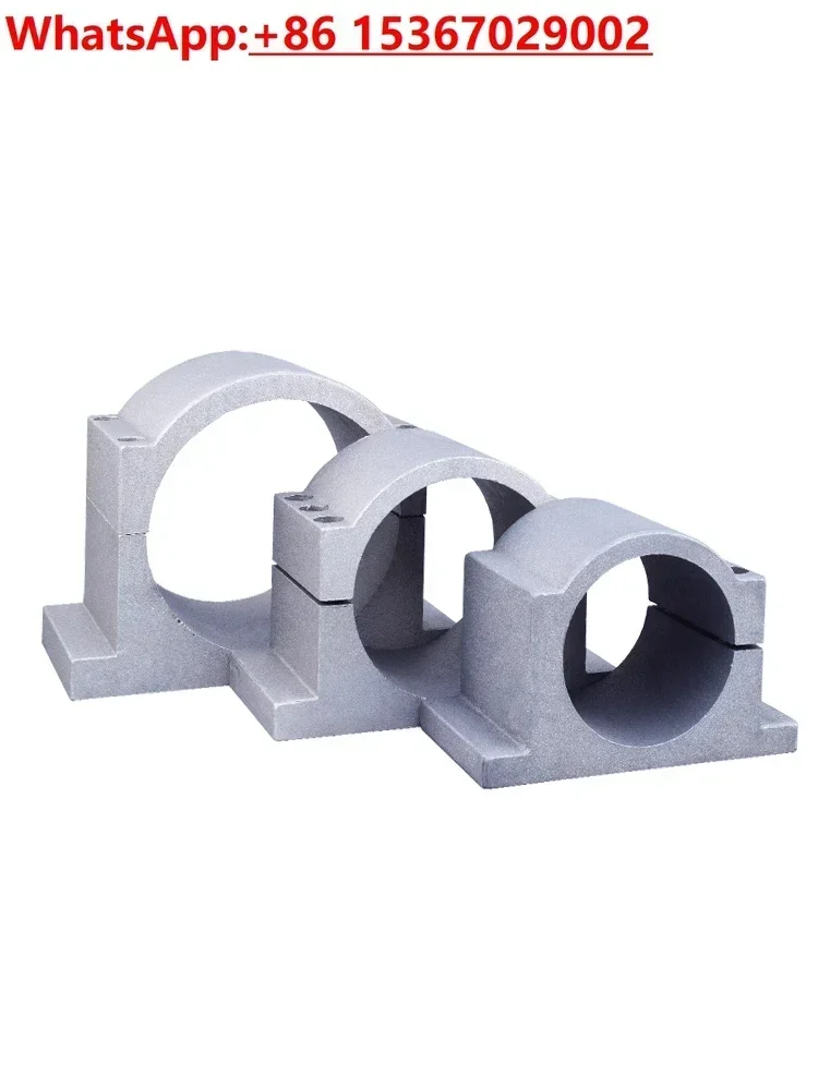 Spindle fixed seat engraving machine motor spindle clamp 62/65/80/100/125 cast aluminum clamp