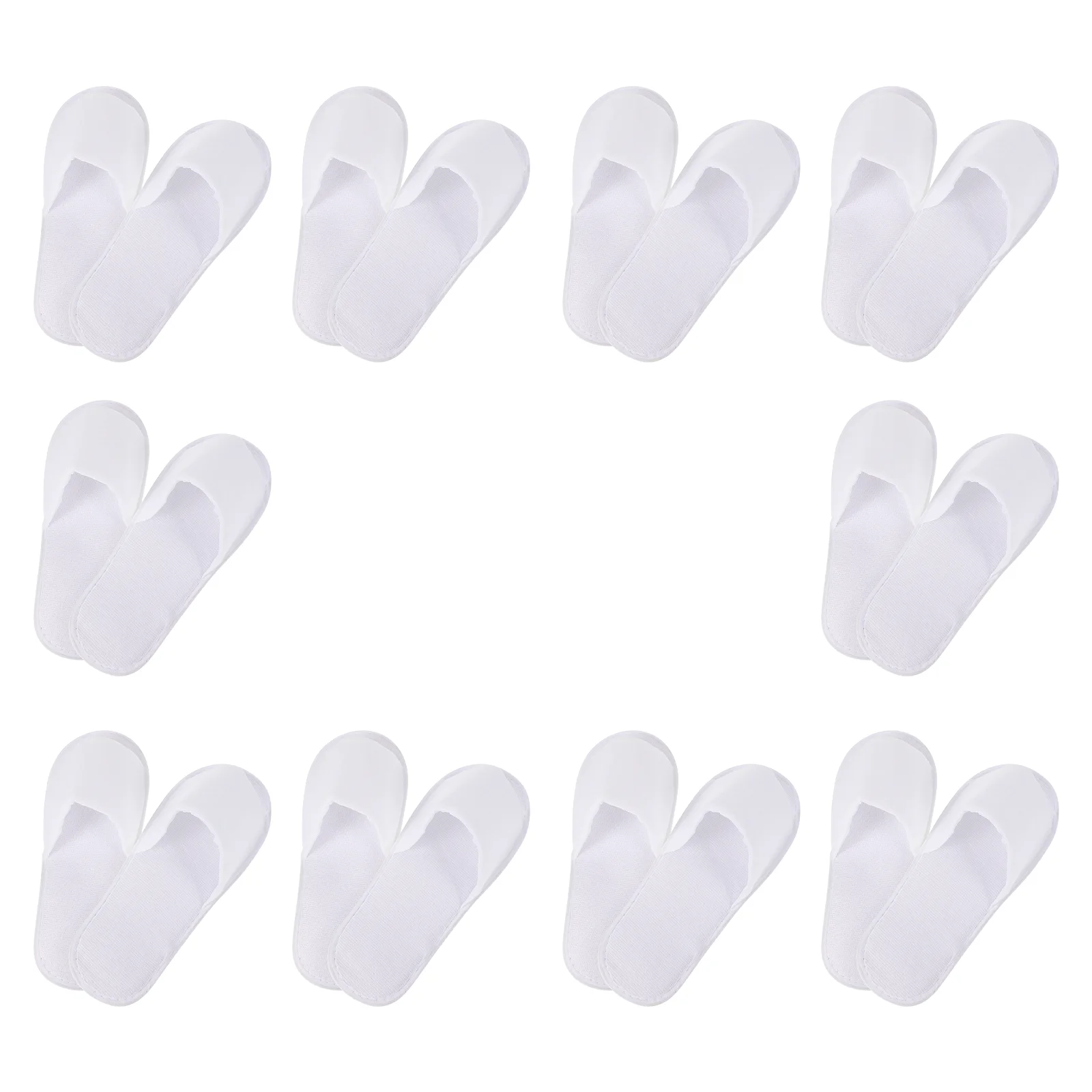 

10Pairs Disposable Indoor Slippers Hotel Guest Soft Lightweight Home Salon Spa Travel Use Indoor Slippers Hotel Guest Shoes