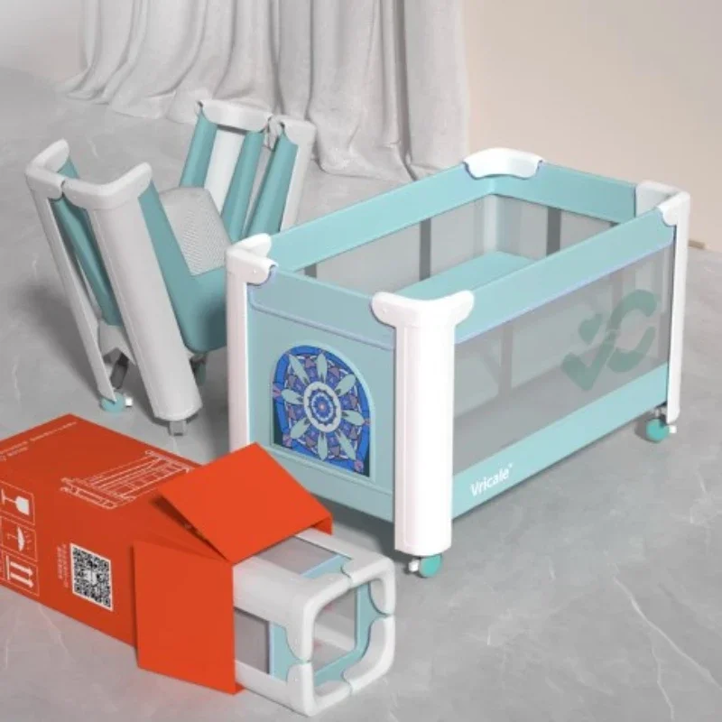 سرير أطفال أوروبي حديث أنيق ياباني خفيف فاخر سرير أطفال Comferter متعدد الوظائف فاخر أثاث غرفة المعيشة كاما #2