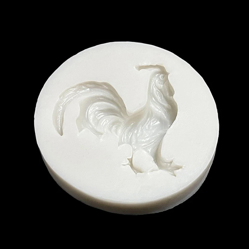 Cock Silicone Sugarcraft Mold Chocolate Cupcake Baking Fondant Cake Decorating Tools