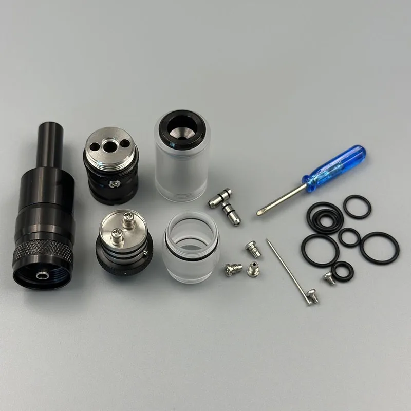 FeV Flash-e-Vapor Mini RTA 17mm Diameter 3.0ml 316 SS E 510 Thread Mod atomizer tank for coils & atomizers - gallery image 2