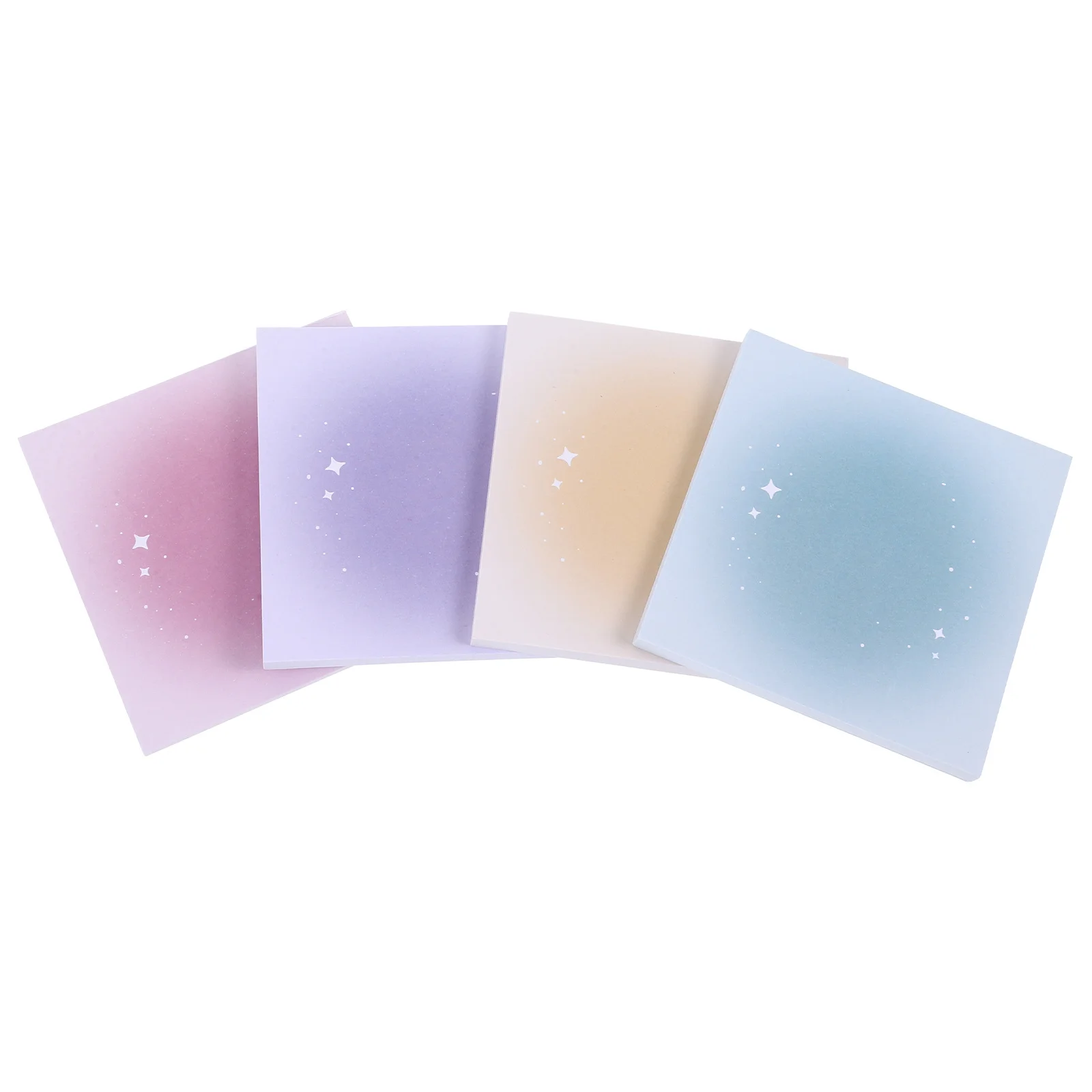 1 шт., блокнот градиентного цвета, портативный толстый бумажный блокнот с антипригарным покрытием для студентов, офиса, школы, маленькая бумага для письма сообщений