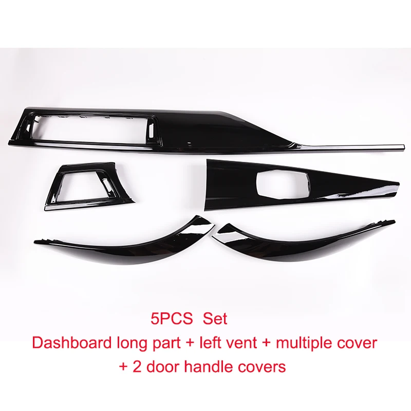 Glanzend Zwart Interieur Dashboard Vervanging Versieringen voor BMW 3 4 serie 3GT F30 F31 F32 F34 F36 F80 Touring Accessoires onderdelen