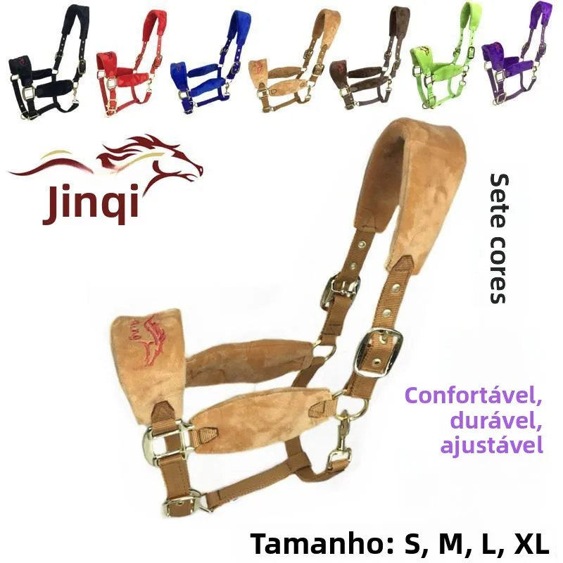 new-halter-training-device-small-size-donkey-head-bit-riding-equipment-ties-protective-gear-no-brand