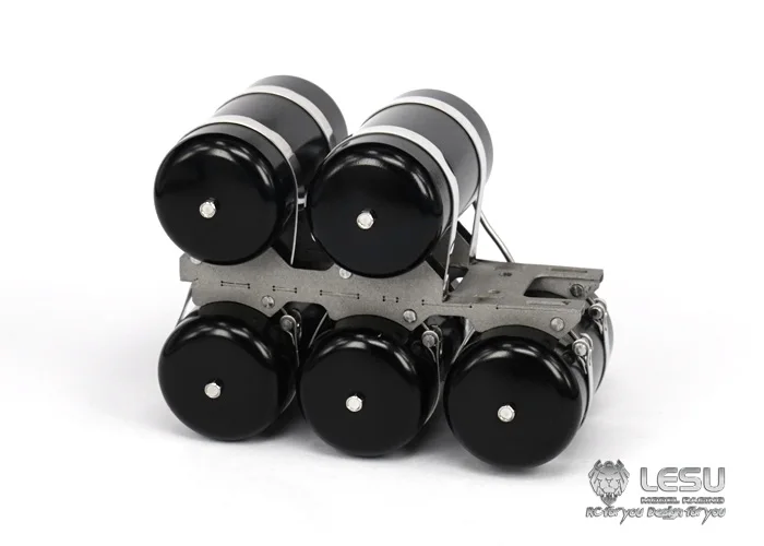 1/14 RC Truck für Tamiya Traktor Simulations-Benzintank Schlammkopf-Dekoration DIY Fernsteuerungs-Zubehör Automodell LESU G-6120 – Detail 6