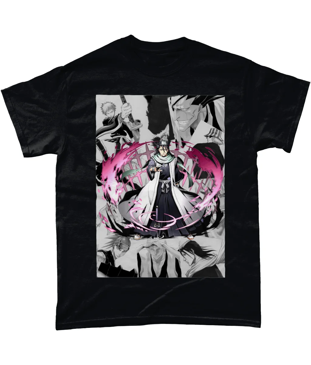 Bleach BYAKUYA BANKAI Manga Strip Anime Unisex Tshirt T-Shirt Tee ALL SIZES