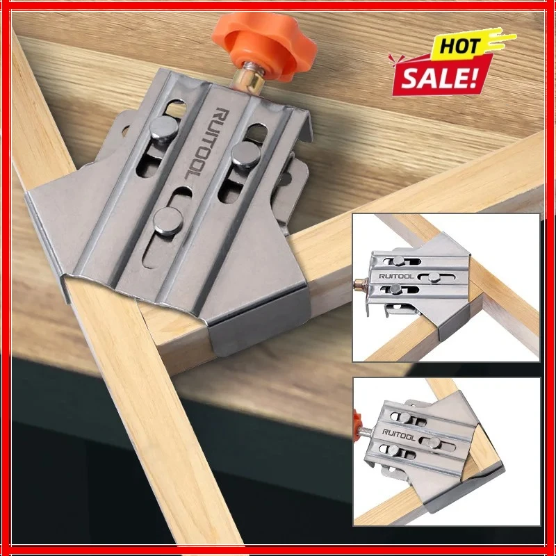90 Degree Positioning Squares Right Angle Clamps for Woodworking Corner Clamp Carpenter Clamping Tool for Cabinets