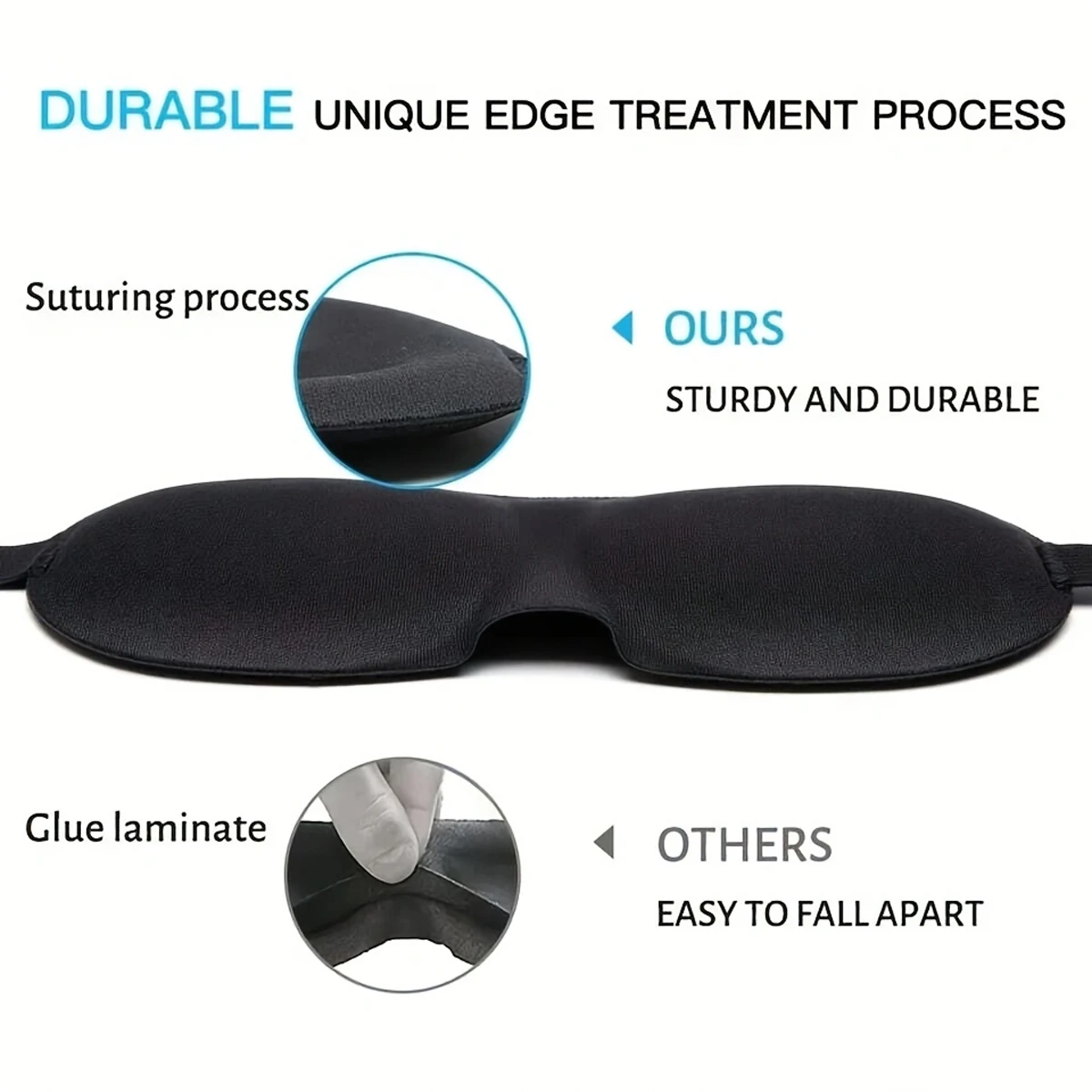 1pc-Eyepatch Block Out Light Soft Paded Sleep Rest Relax Aid Cover Patch Blind Fold Face Shade Eyeshade Eyes Patchs