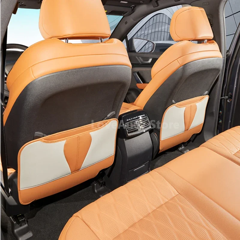 

For BYD TANG EV DMI 2022 2023 2024 Car Rear Seat Anti-Kick Pad Rear Seats Cover Back Protection Mat Storage Accessories Cover