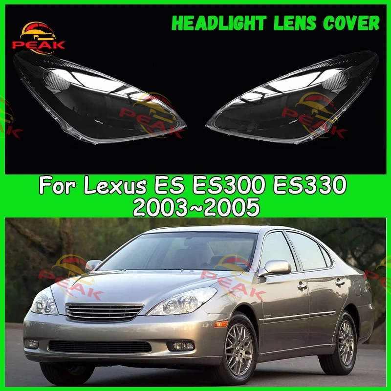 

For Lexus ES ES300 ES330 2003 2004 2005 Car headlight cover cap Headlamp Shade Head Lamp headlight lamp cover car accessories